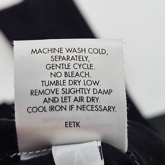 Eileen Fisher System Washable Stretch Crepe Slim Ankle Pant Black Women’s Size S - Picture 8 of 11